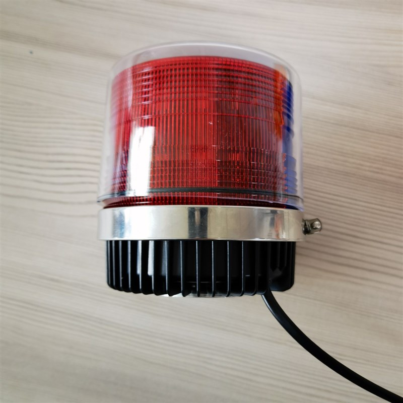 圆柱形强磁爆闪灯强磁道路维修车辆临时爆闪灯养护车辆施工警示灯