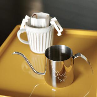 如本|耳挂咖啡幸运鹅手冲壶 迷你不锈钢 细口家用可携式