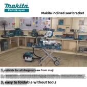 牧田人字锯世界铝机Ls1040移动便携式 Ls1018L滑动拉杆锯架Lh1040