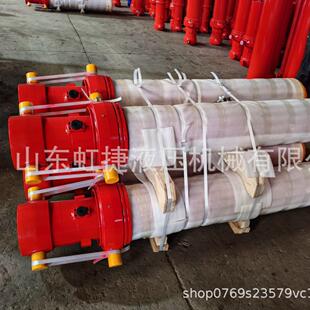 山东油缸厂家 液压缸双作用套筒式自卸车前四后八 海外替代