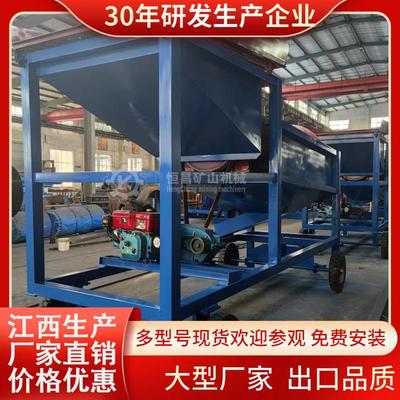 Mobile gold mining truck出口赞比亚南非等选金矿区 免电柴油机