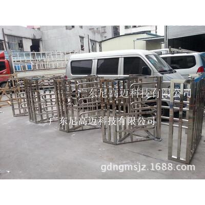 向旋转闸通道闸门 景区旅客出口管理半旋转辊闸 不锈钢旋转门