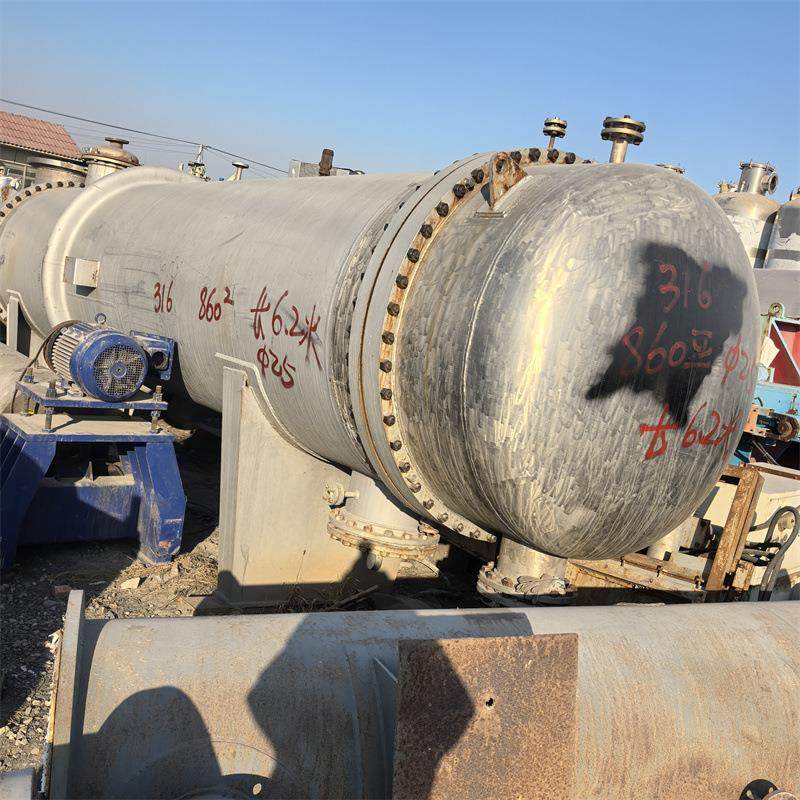 二手不锈钢冷凝器 860平方卧式冷凝器 二手搪瓷钛材冷凝器,清洗/食品/商业设备,冷凝器,淘宝优惠券,粉丝福利购,淘宝优惠卷