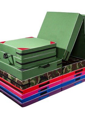 仰卧起坐垫中考体育训练体操垫家用海绵垫儿童舞蹈可折叠练功垫