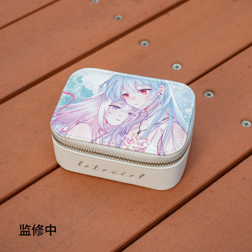星见夏空LETECIEL 薇夏 二次元全彩印刷皮革耳机收纳包