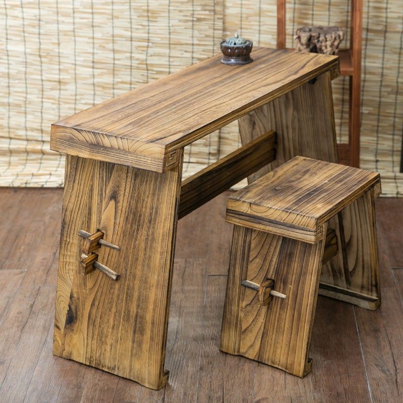 【七韵】升级版古琴桌凳 厂家直销 扬州桐木古琴桌 桌面厚度3公分