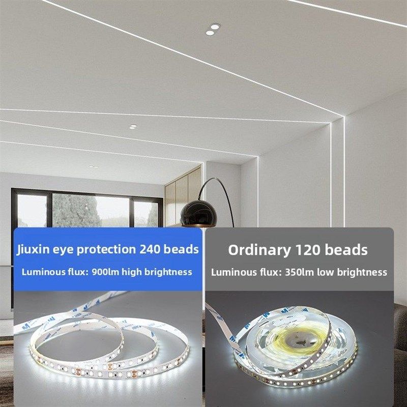 24V低压裸板Led灯条不干胶室内天花板客厅嵌入式线灯片软灯条,家装灯饰光源,室内LED灯带,淘宝优惠券,粉丝福利购,淘宝优惠卷
