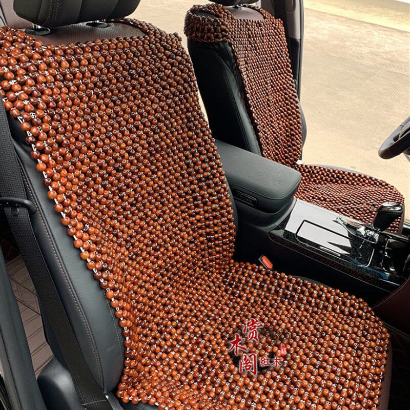 小珠缅甸花梨木透气汽车通用座垫办公电脑椅凳木珠按摩凉垫坐垫