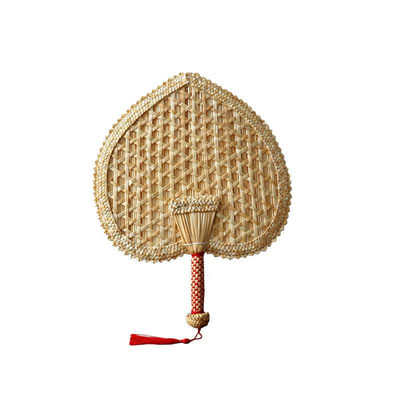 手工蒲扇编制手摇扇子夏天儿童茶室 老式芭蕉扇便携流苏竹编