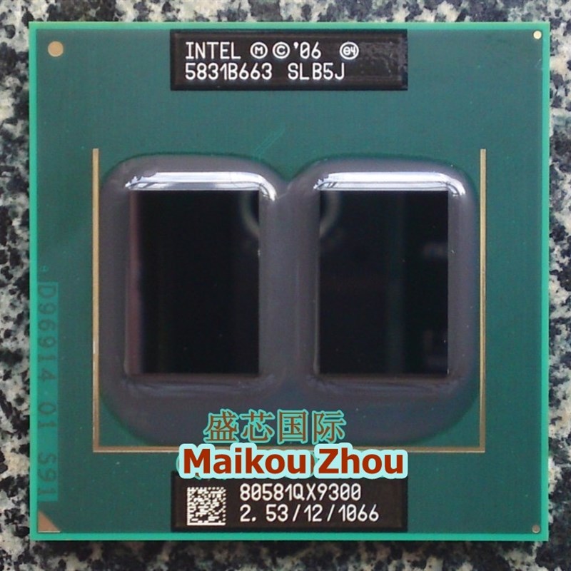 Q9000 Q9100 QX9300 笔记本CPU  SLB5J 原装正式版PGA原针 四核