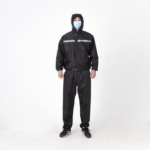 防水涂层纯黑灰色工作服养殖水产打磨装修洗车修理装卸工建筑