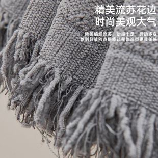 通用沙发巾简约现沙发套罩雪尼尔防滑坐垫子沙发盖布全盖毯 四季