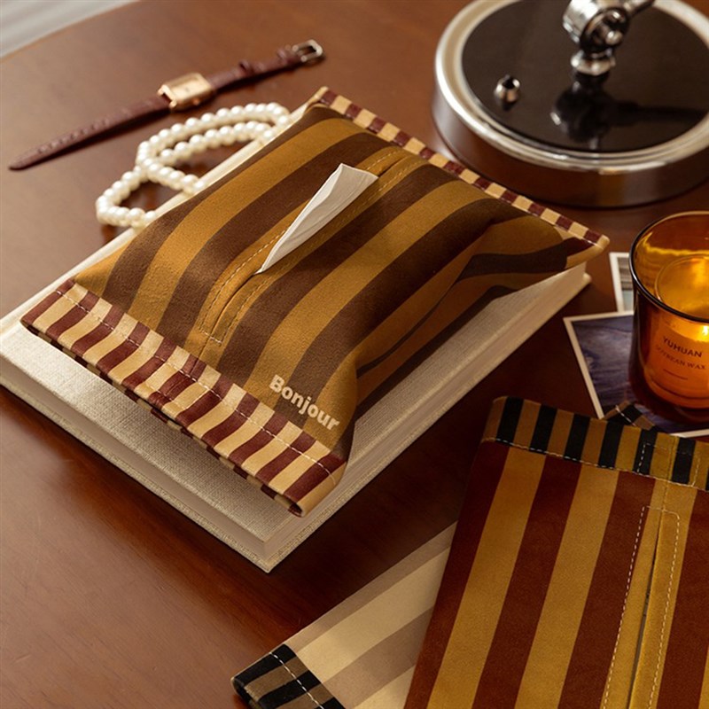 可可定律抽纸盒客厅餐桌家用抽纸B收纳袋轻奢高级感桌面装饰纸巾