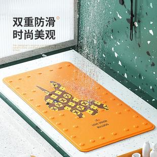 轻奢浴室防滑垫家用淋浴房地垫儿童洗澡垫子卫生间防摔大卫浴脚垫