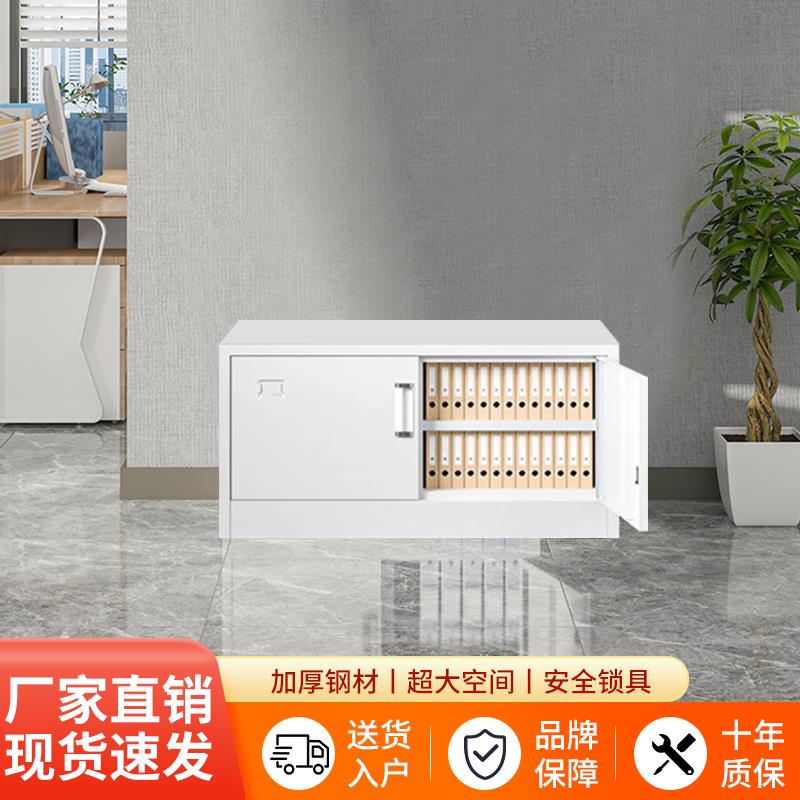 办公室单节档案柜铁皮文件柜多层带锁储物资料柜矮柜顶柜单节柜子