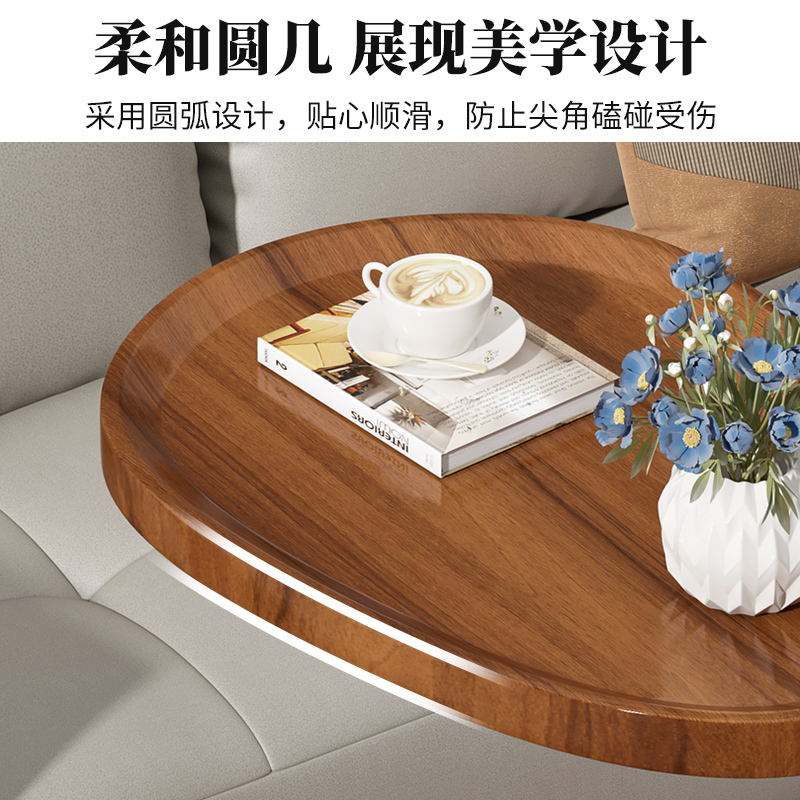 沙发边几床头置物架轻奢小户型迷你桌子移动简约床边桌棋牌室茶几