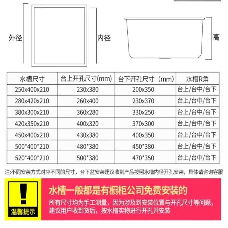枪灰色304不锈钢小尺寸厨房水槽单槽吧台中岛阳台小号迷你台下盆