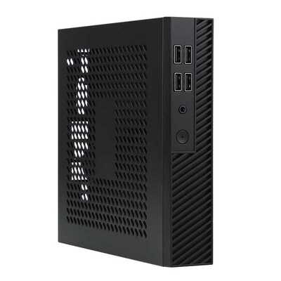 SKTC全新DX01薄款半高thin mini itx台式电脑迷你机箱可背挂VESA