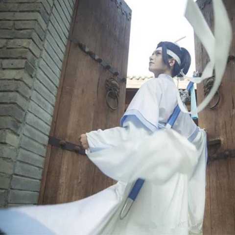 魔道祖师cos蓝忘机全套蓝