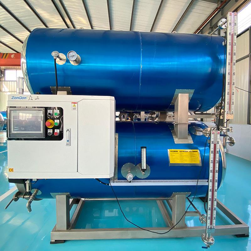 可加工定制肉制品食品熟食杀菌设备双层水浴喷淋杀菌锅