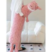 妙home大码 粉色毛绒可爱猪长条形毛绒公仔大抱枕大玩偶睡觉抱睡枕