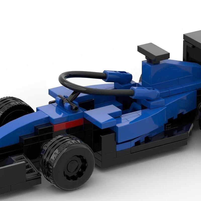 国产积木方程式赛车MOC-79300 Alpine A521拼装积木儿童益智玩具