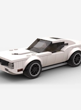 MOC-26323 普利茅斯梭鱼 汽车模型 国产积木积木跑车拼装益智