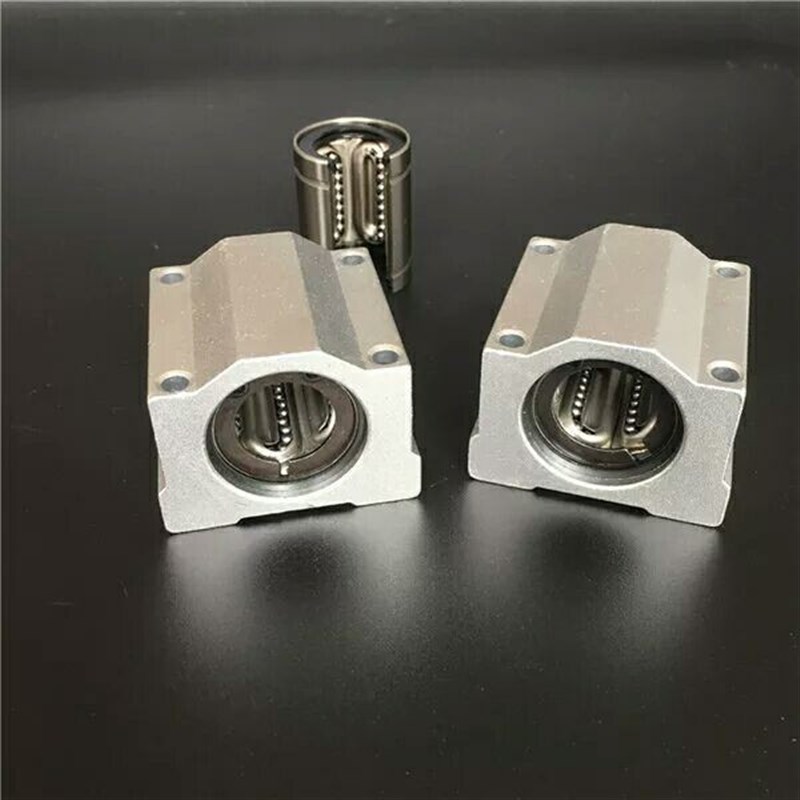 直线滑动轴承SBR开口闭口SC/SDM12/16/20/25/35/40耐高温钢保滑块