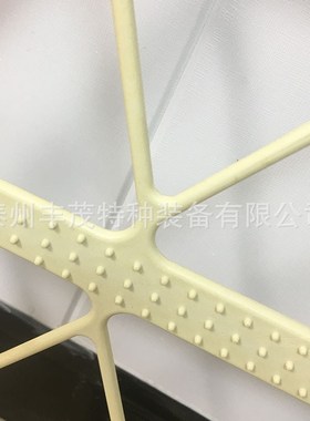 塑料伪装网张网器土黄色伪装网支撑杆系统六角盘帐篷配件