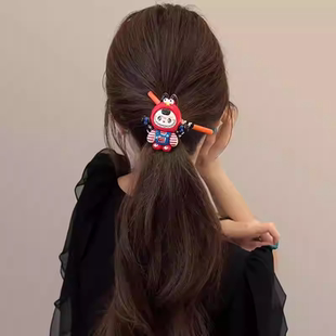 拉布布橡皮筋女扎头发绳2025新款高弹力耐用发圈夏季头绳