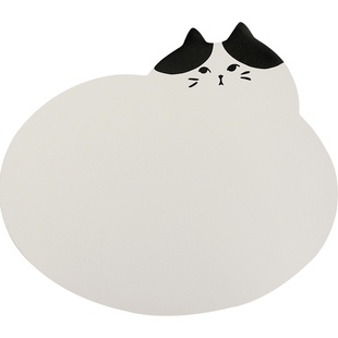 猫咪皮革餐桌垫家用西餐垫防水防油隔热创意碗垫子杯垫餐盘垫 日式