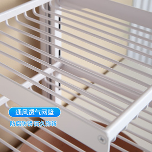 锅具收纳架厨房置物架台面锅架家用橱柜内分层置物架下水槽置物架