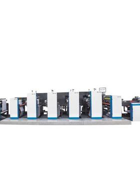 HRYC370窄幅机组式柔印机 花瓣式机组柔版印刷机 高精度稳定印刷