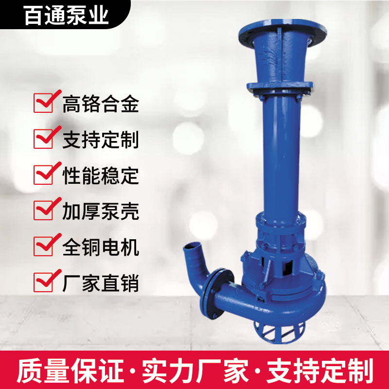 立式泥浆泵抽沙耐磨排污泵河道池塘清淤吸砂机洗沙矿用液下渣浆泵