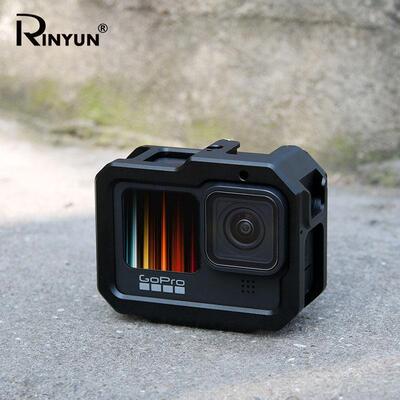 GoPro13/12/11/10/9兔笼狗笼hero13/12铝合金防摔散热金属保护壳