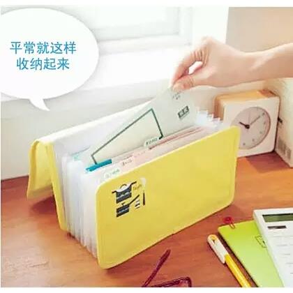 日式A5风琴包票据多层收纳袋外出证件包增值税票据夹单据夹小号