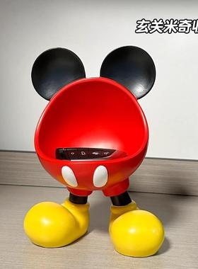 米奇玄关钥匙收纳盒多功能摆件入户收纳创意家居装饰品礼物