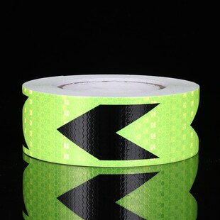 晶格箭头反光条货车导向标夜光夜间车身贴条纸车辆警示反光胶带