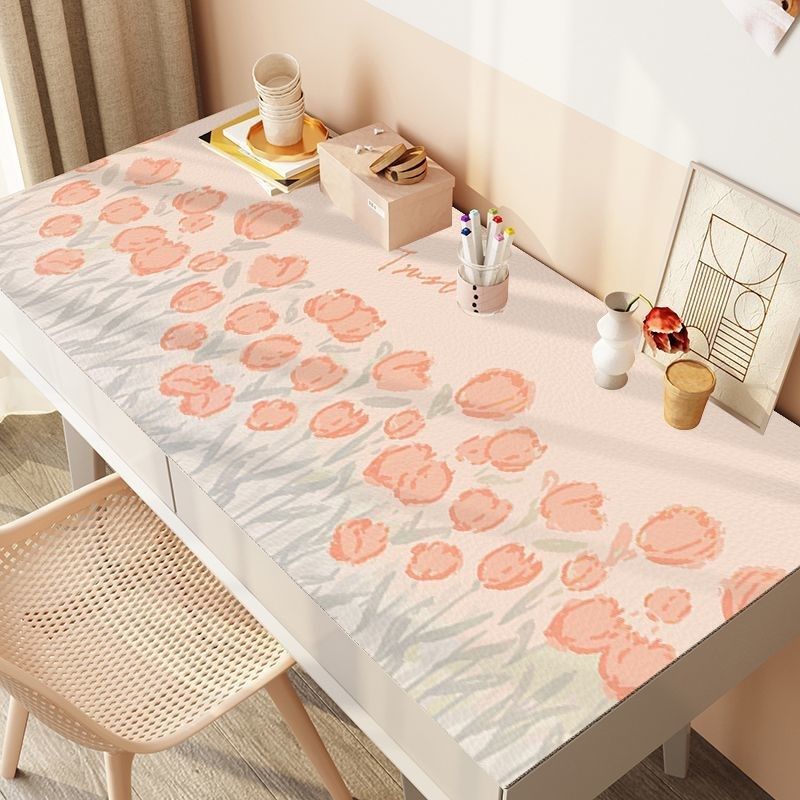 简约小花学生学习桌垫耐磨耐脏免洗桌布家用防滑可剪裁皮革桌垫,居家布艺,桌椅脚套/桌脚垫,淘宝优惠券,粉丝福利购,淘宝优惠卷