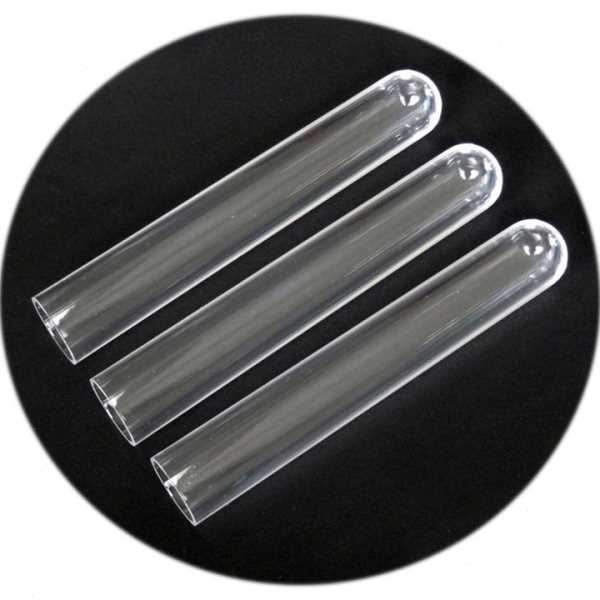 塑料试管PC/PP试管25*150mm塑料试管 耐温 摔不烂试管 50支/包