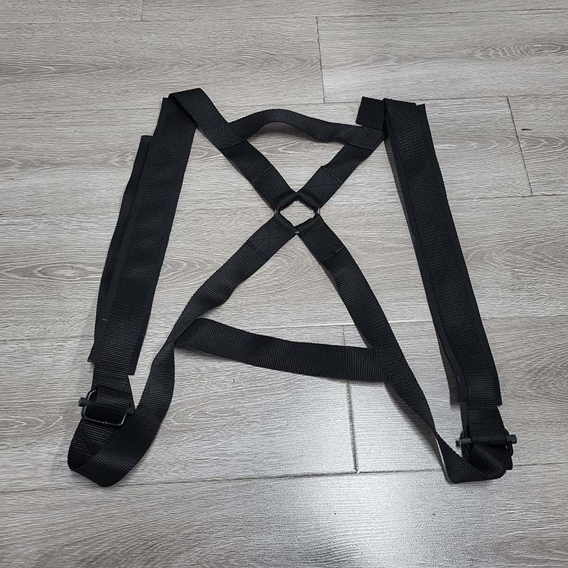 运动健身举重杠铃片助力引体向上带背带加厚加宽负重哑铃绑带