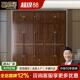 新中式 实木衣柜乌金木三门四门五门带顶柜储物大衣柜卧室全屋定制