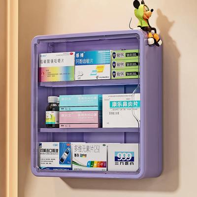 药箱壁挂上墙收纳家用常备家庭装大号大容量医用分层式药品收纳盒