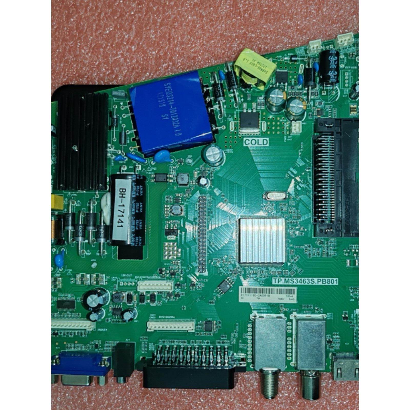 Tp.Ms3463S。Pb801蓝色变压器有2个高频头和Sd +Ci卡94V电压