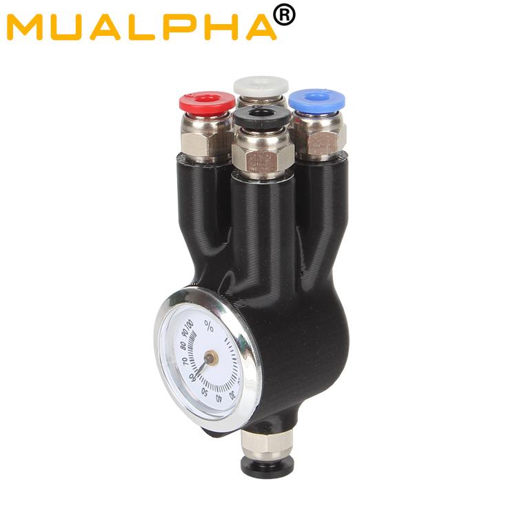 适配拓T竹四合一进料口接头五通组件AMS送料管铁氟龙管工具配件