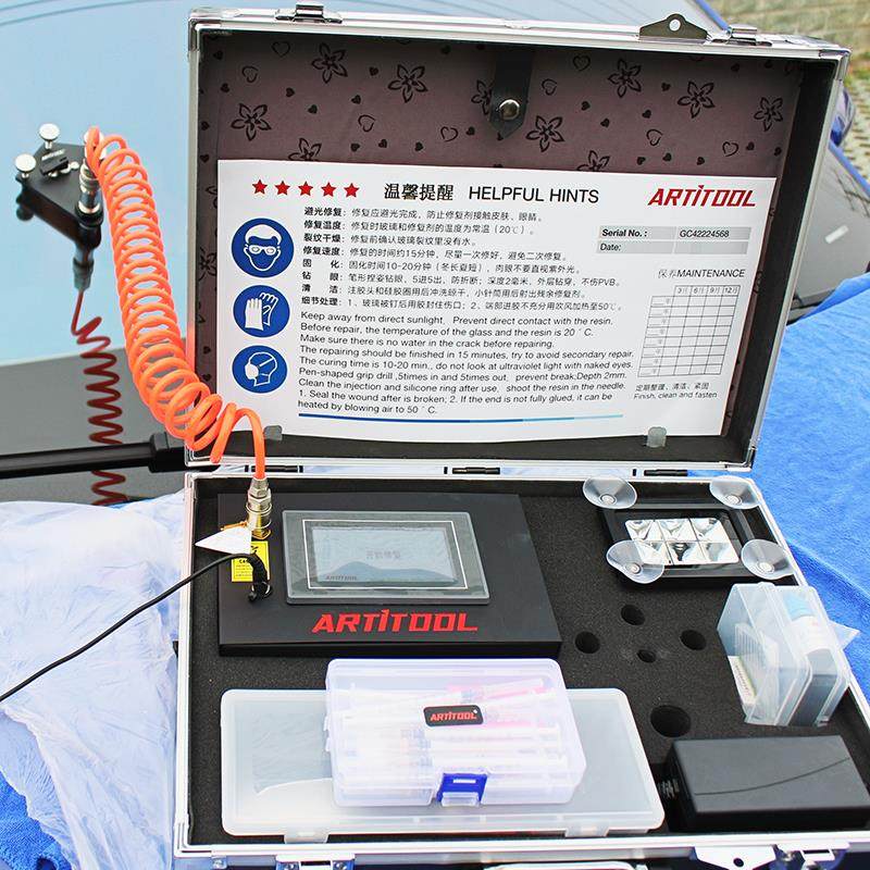 玻璃修复工具一键操作 阿提图创新泰克十年老店E8全自动修复机
