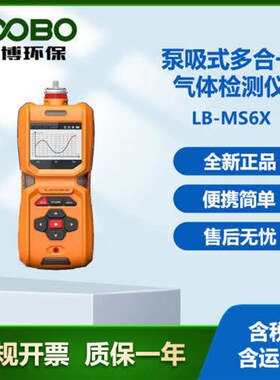 青岛路博泵吸式VOC气体检测仪LB-MS6X 便携式手持快速直读VOC