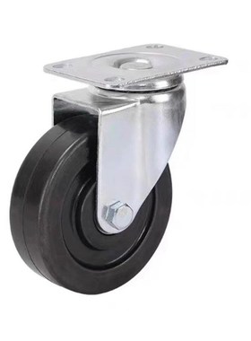 替80X65超重型脚轮CGM01-D80-NS CGM01-D100-NS万向轮121X59孔距