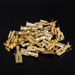 7.8插簧接插件 扦插件冷压端子 插簧7.8接线端子7.8mm插簧