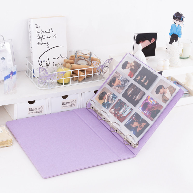 追星收纳家四宫格九宫格卡册送挡板紧凑型卡页外壳小卡收纳册活页